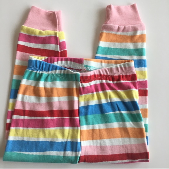 Gymboree Rainbow Stripe Pajamas 100% Cotton 2T - Picture 5 of 7